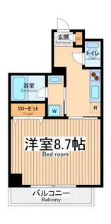 ヴァリエ原町田【5階】の間取り