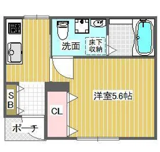 ゴールドキャッスル目白【1階】の間取り