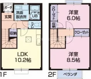 シルクAの間取り
