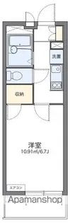 レオパレスK M【2階】の間取り