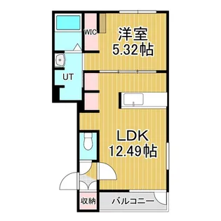 ネコフィーノ旭町I【2階】の間取り