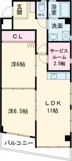 あさひレジデンス弐番館EAST【4階】の間取り