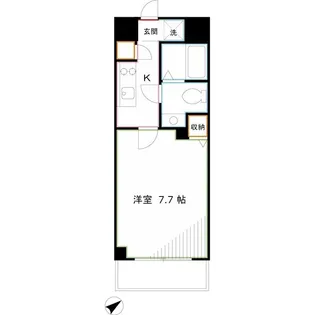シースペース小金井【3階】の間取り