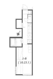 クラスパ中目黒【1階】の間取り