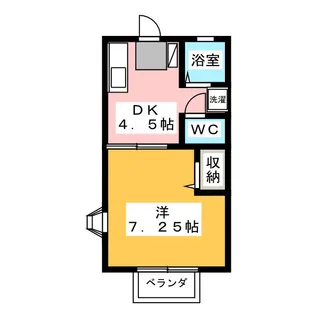 コーポ木崎II【2階】の間取り