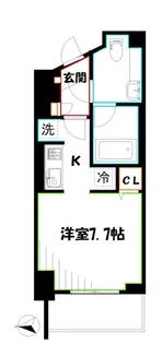 グランドレジデンス三鷹【3階】の間取り