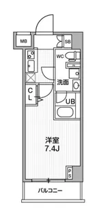 ジェノヴィア阪東橋スカイガーデン【11階】の間取り