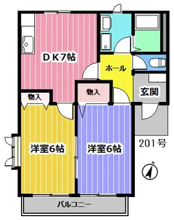 えあるまつがおか【2階】の間取り