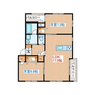 THE ROOM【1階】の間取り