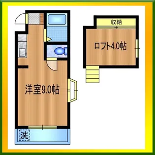 サンライトパストラルA棟【1階】の間取り