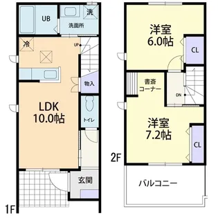 アバンス テラスUの間取り