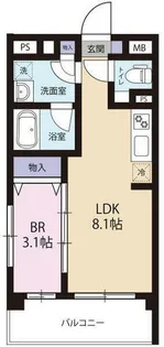 ばんばキャビンホーム【1階】の間取り