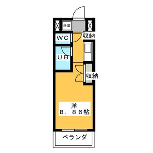 フィスム上小田井【2階】の間取り