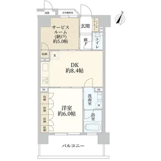 エクセレント笹塚【3階】の間取り