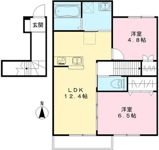 中仙道iori III【2階】の間取り