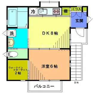 コージー用賀【2階】の間取り