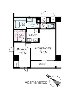 ARCOBALENO MINOWA【4階】の間取り