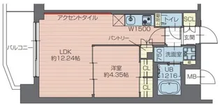 プレジオ川口ASIAN【5階】の間取り