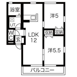 プライム・スクエアーC棟【2階】の間取り