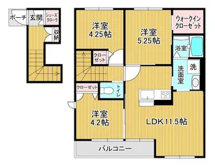 レジデンス宮下【2階】の間取り