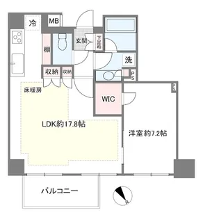オープンレジデンシア南青山【6階】の間取り