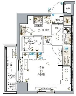 クレヴィスタ大島I【3階】の間取り