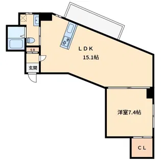 オルハレ【3階】の間取り