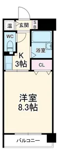 ブライティ助信【2階】の間取り