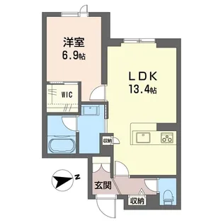 モンテリオ【1階】の間取り