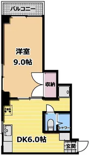 西川ビル【3階】の間取り