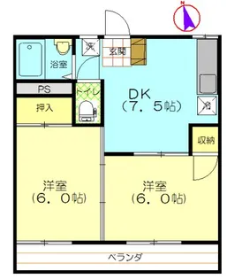 クリア・ステージ【2階】の間取り