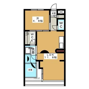 SK’BUILDING-9【2階】の間取り