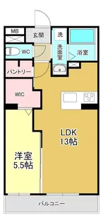 エクシード三方原I【1階】の間取り