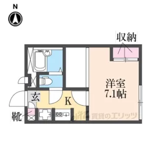 レオパレスProminent【1階】の間取り