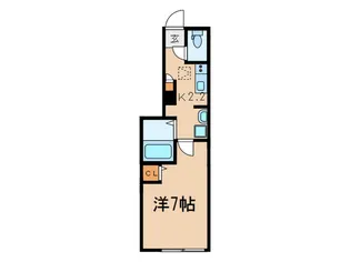 石川台レジデンス【1階】の間取り