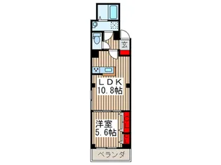 セントラルビューはなぶさ【4階】の間取り