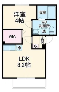 ラ・ティエラ【2階】の間取り