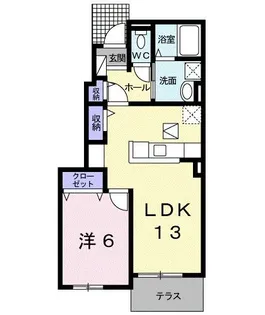 アミクス【1階】の間取り