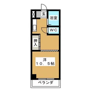 エストーレ清水【2階】の間取り