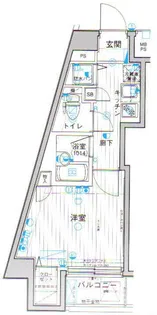 パークウェル代田橋【4階】の間取り