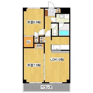 フォレストコート【1階】の間取り