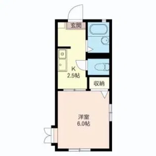 ファインステージ西新宿【1階】の間取り