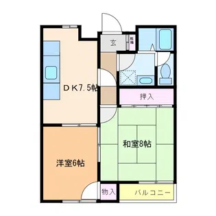 JIN【2階】の間取り