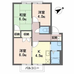 フレグランス邑久郷【2階】の間取り