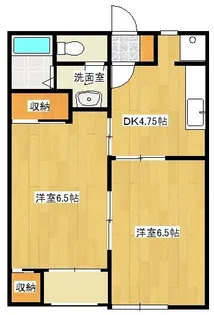 福島県郡山市八山田4【アパート】の間取り