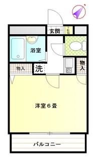 スズキサイクルビル【3階】の間取り