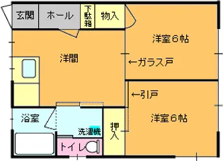 サンセール B101【1階】の間取り