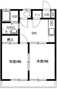 森ハイツ【2階】の間取り
