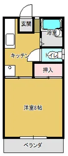みはらしハイツ【1階】の間取り