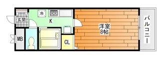 ボヌール【2階】の間取り
